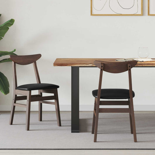 Sedie da pranzo 2 pcs Marrone Chiaro 42 x 47.5 x 81 cm 42020430