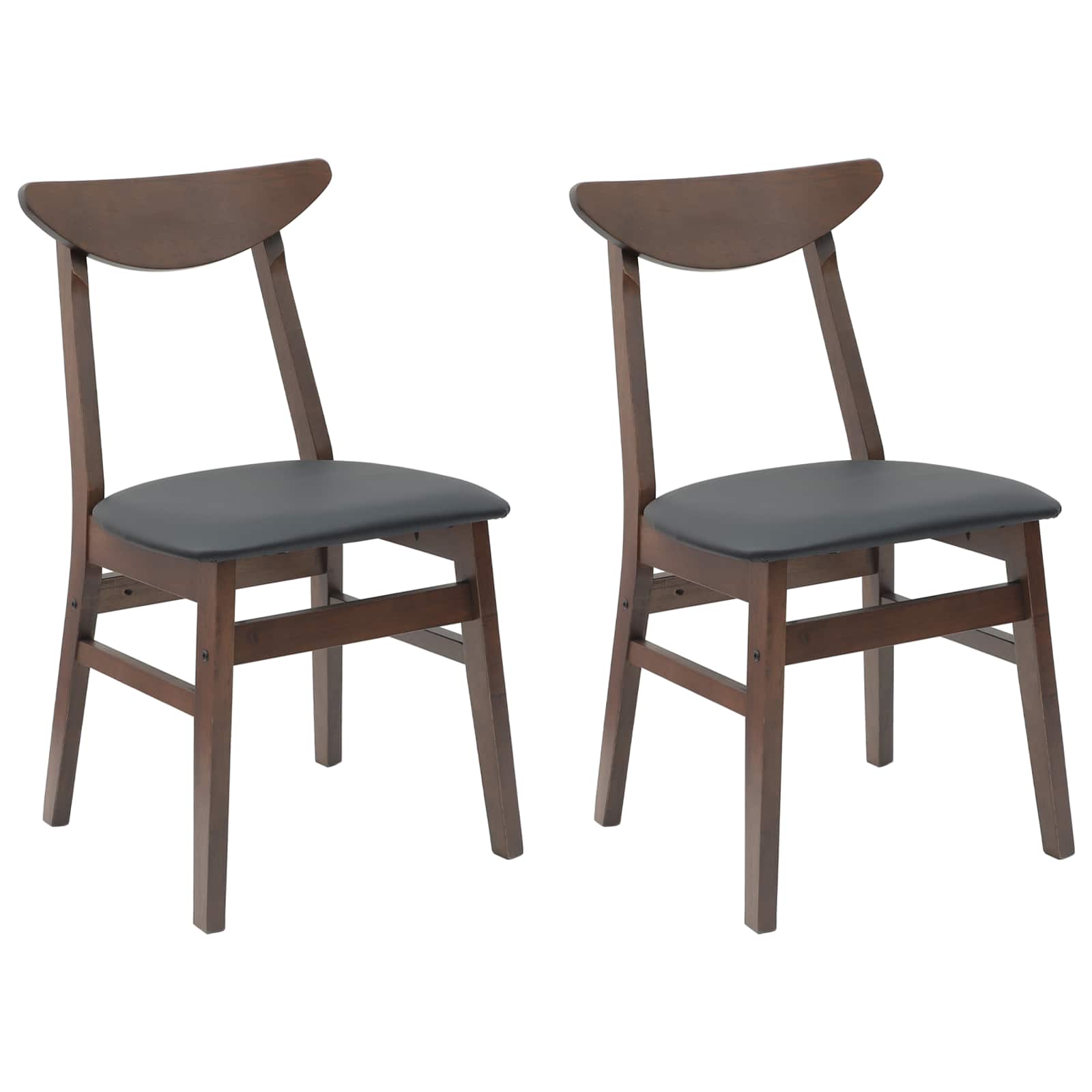 Sedie da pranzo 2 pcs Marrone Chiaro 42 x 47.5 x 81 cm 42020430