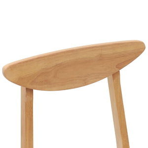 Sedie da pranzo 2 pcs Naturale 42 x 47.5 x 81 cm 42020431