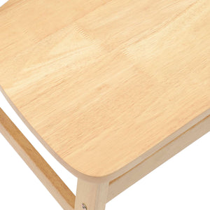 Sedie da pranzo 2 pcs Naturale 42 x 47.5 x 81 cm 42020432