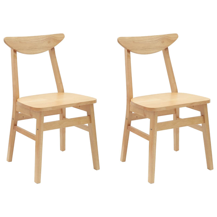 Sedie da pranzo 2 pcs Naturale 42 x 47.5 x 81 cm 42020432