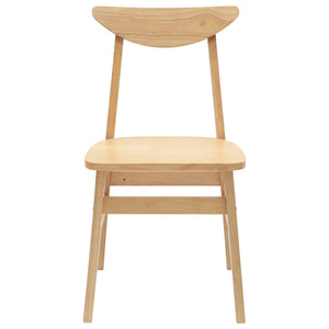 Sedie da pranzo 2 pcs Naturale 42 x 47.5 x 81 cm 42020432