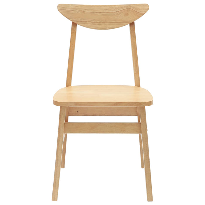 Sedie da pranzo 2 pcs Naturale 42 x 47.5 x 81 cm 42020432