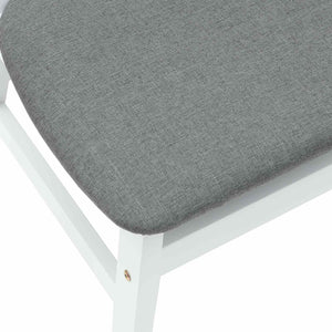 Sedie da pranzo 2 pcs Bianco 42 x 47.5 x 81 cm 42020433