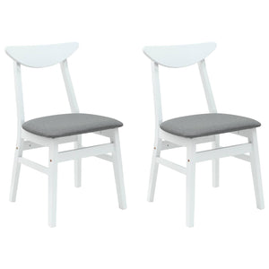 Sedie da pranzo 2 pcs Bianco 42 x 47.5 x 81 cm 42020433