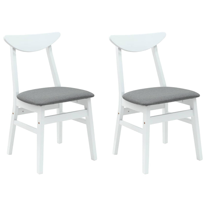 Sedie da pranzo 2 pcs Bianco 42 x 47.5 x 81 cm 42020433