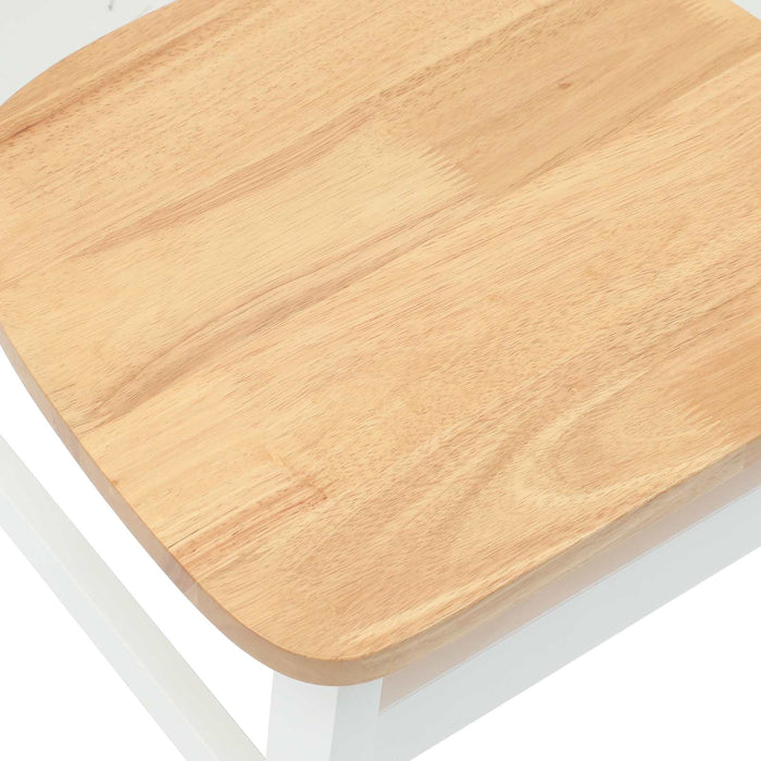 Sedie da pranzo 2 pcs Bianco 42 x 47.5 x 81 cm 42020434