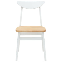 Sedie da pranzo 2 pcs Bianco 42 x 47.5 x 81 cm 42020434