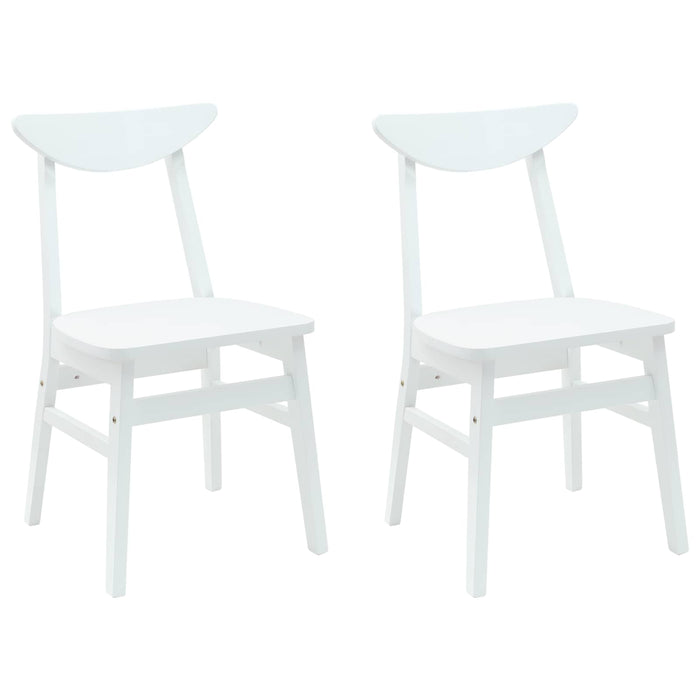 Sedie da pranzo 2 pcs Bianco 42 x 47.5 x 81 cm 42020435