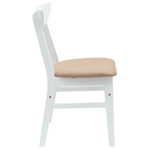 Sedie da pranzo 2 pcs Bianco 42 x 47.5 x 81 cm 42020436