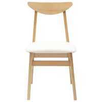 Sedie da pranzo 2 pcs Naturale 42 x 47.5 x 81 cm 42020437