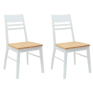 Sedie da pranzo 2 pcs Bianco 43 x 54 x 89 cm 42020443
