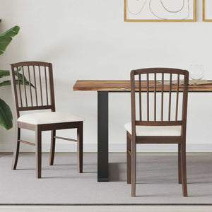 Sedie da pranzo 2 pcs Marrone Chiaro 50 x 52,5 x 91 cm 42020447