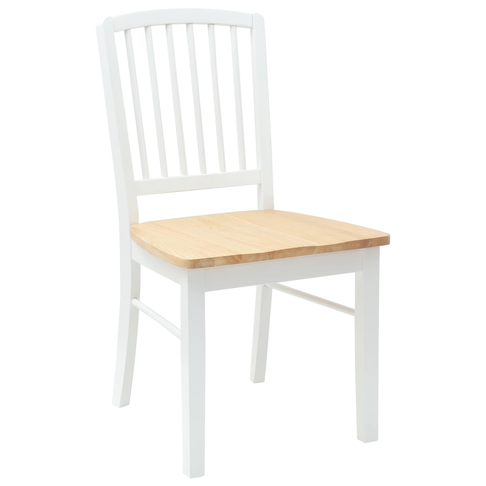 Sedie da pranzo 2 pcs Bianco 50 x 52,5 x 91 cm 42020452