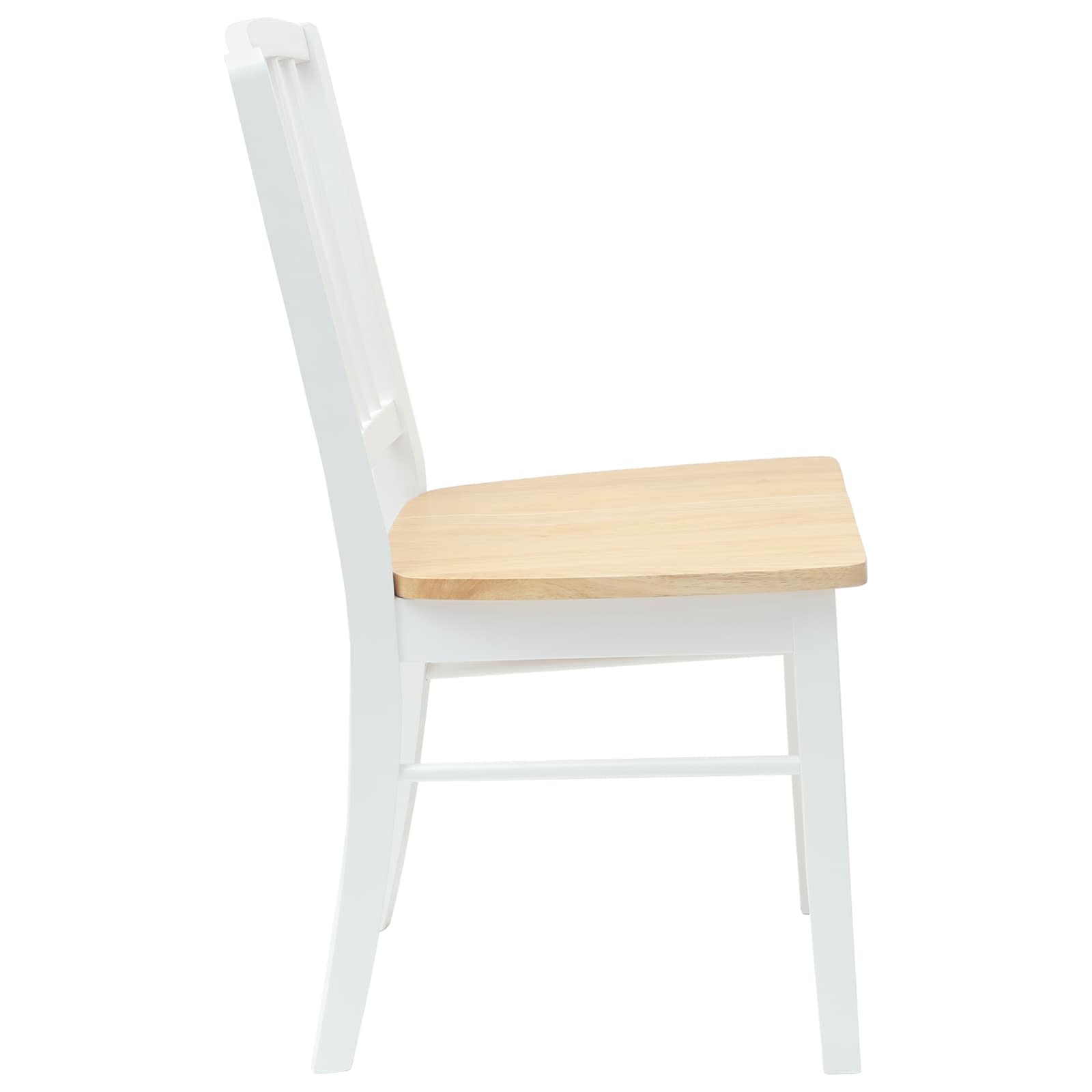 Sedie da pranzo 2 pcs Bianco 50 x 52,5 x 91 cm 42020452