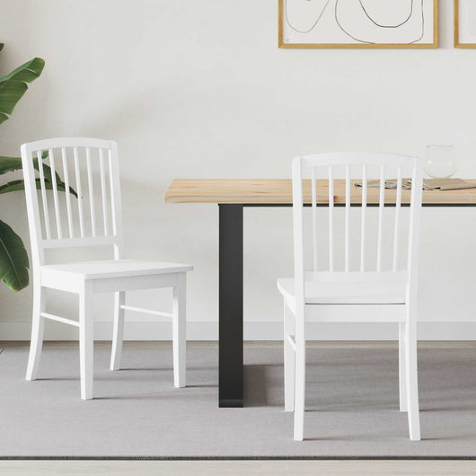 Sedie da pranzo 2 pcs Bianco 50 x 52,5 x 91 cm 42020453