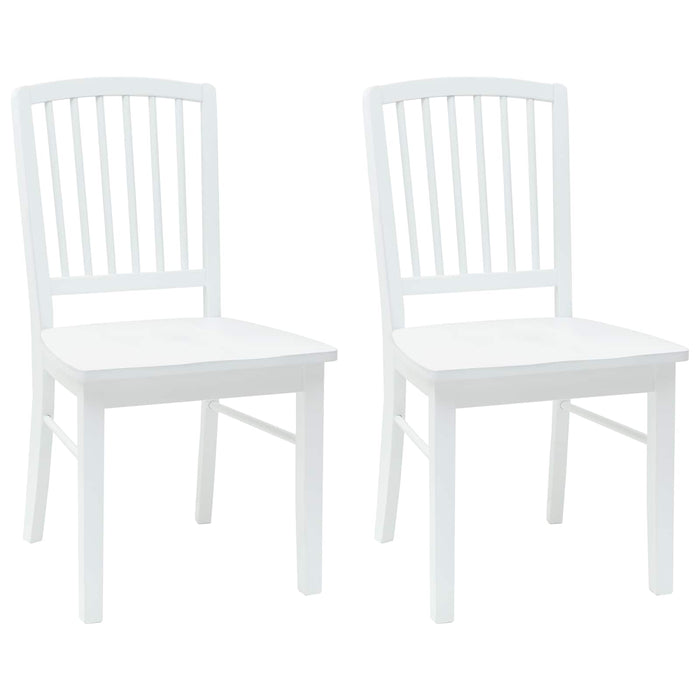 Sedie da pranzo 2 pcs Bianco 50 x 52,5 x 91 cm 42020453