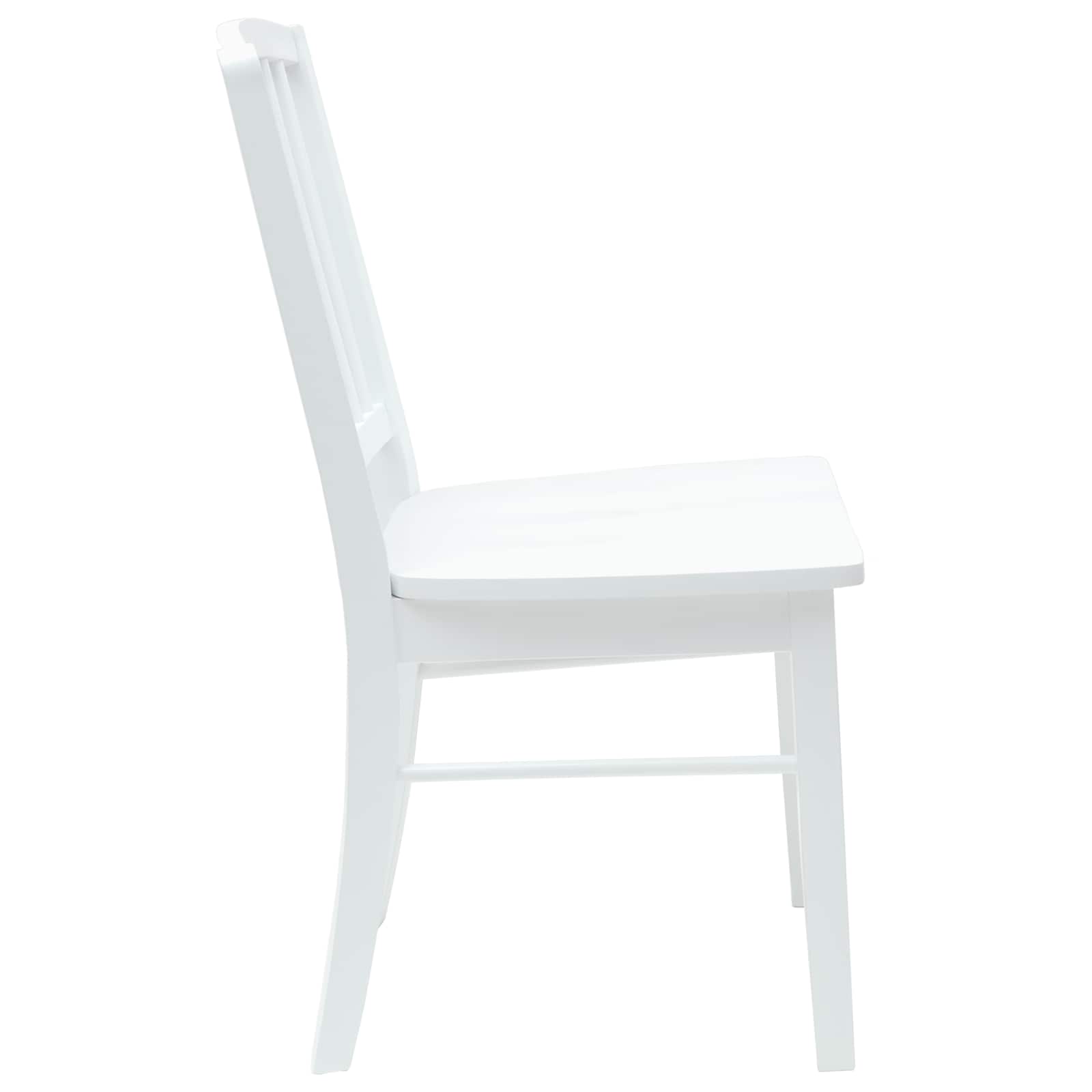 Sedie da pranzo 2 pcs Bianco 50 x 52,5 x 91 cm 42020453