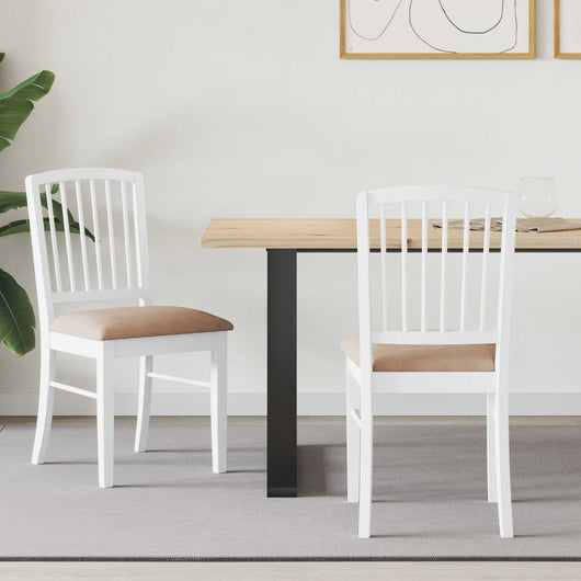 Sedie da pranzo 2 pcs Bianco 50 x 52,5 x 91 cm 42020454