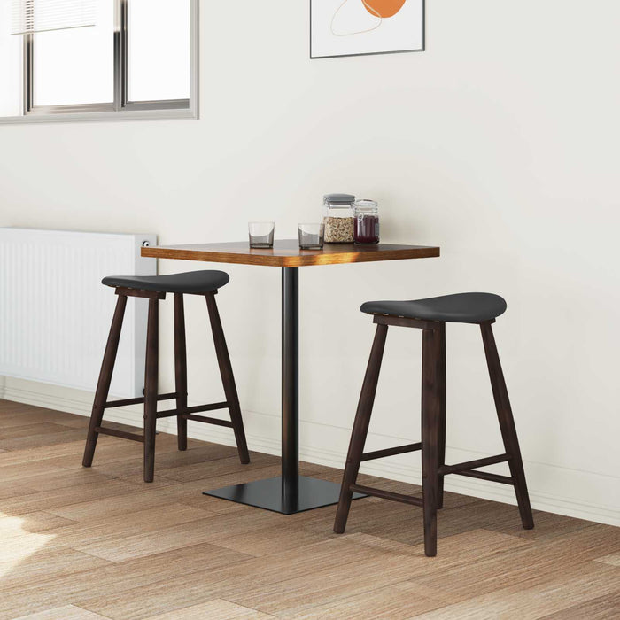 Sedie da pranzo 2 pcs Marrone Chiaro 46 x 37 x 63 cm 42020457