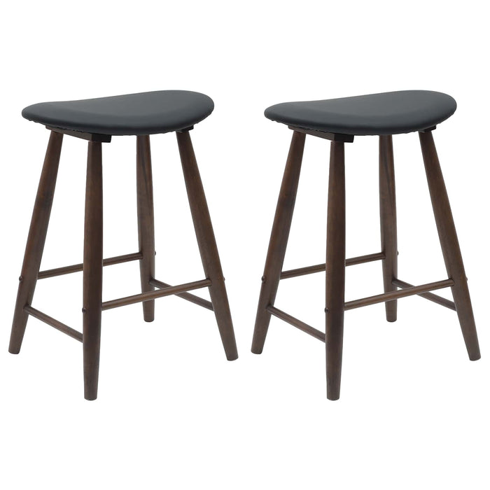 Sedie da pranzo 2 pcs Marrone Chiaro 46 x 37 x 63 cm 42020457