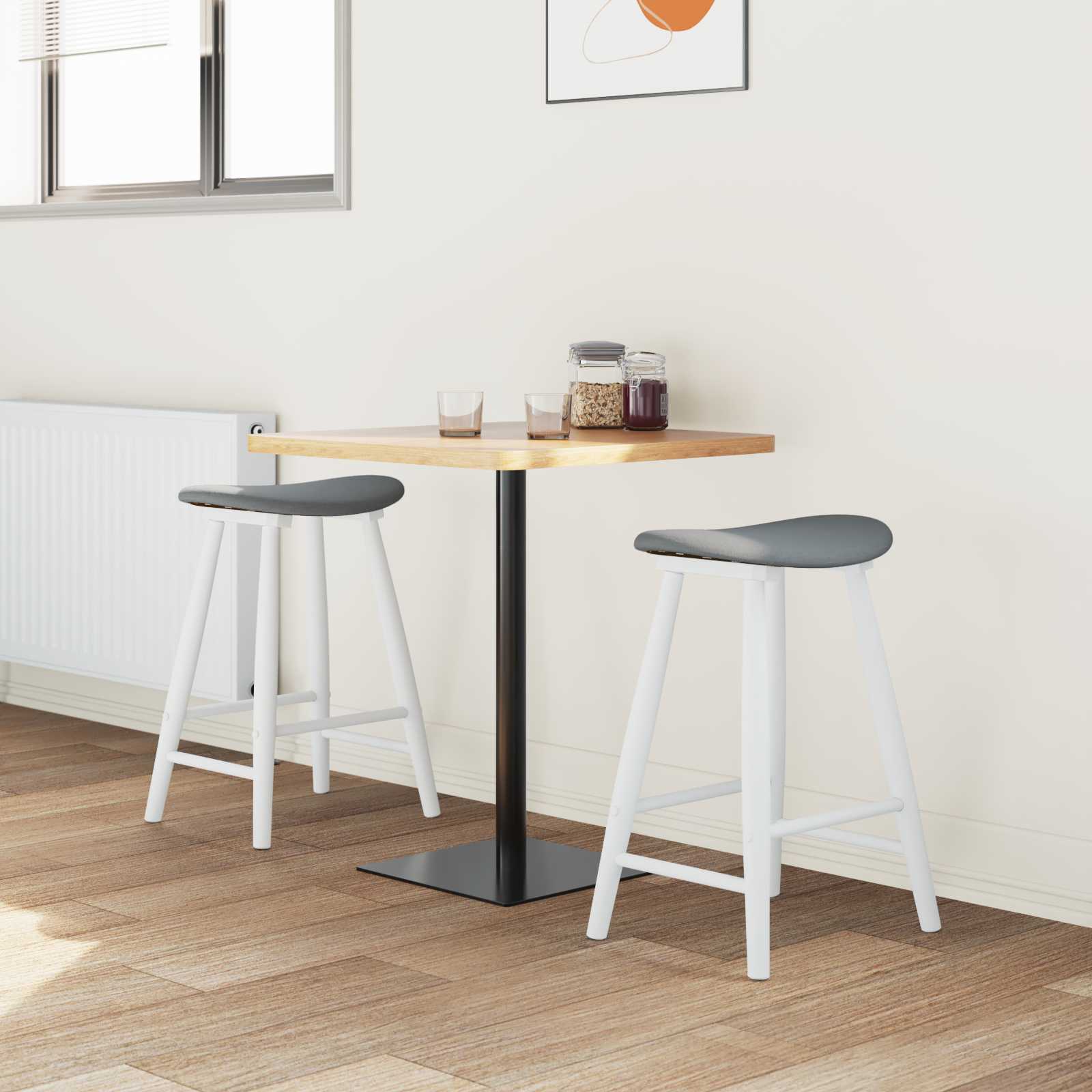 Sedie da pranzo 2 pcs Bianco 46 x 37 x 63 cm 42020460