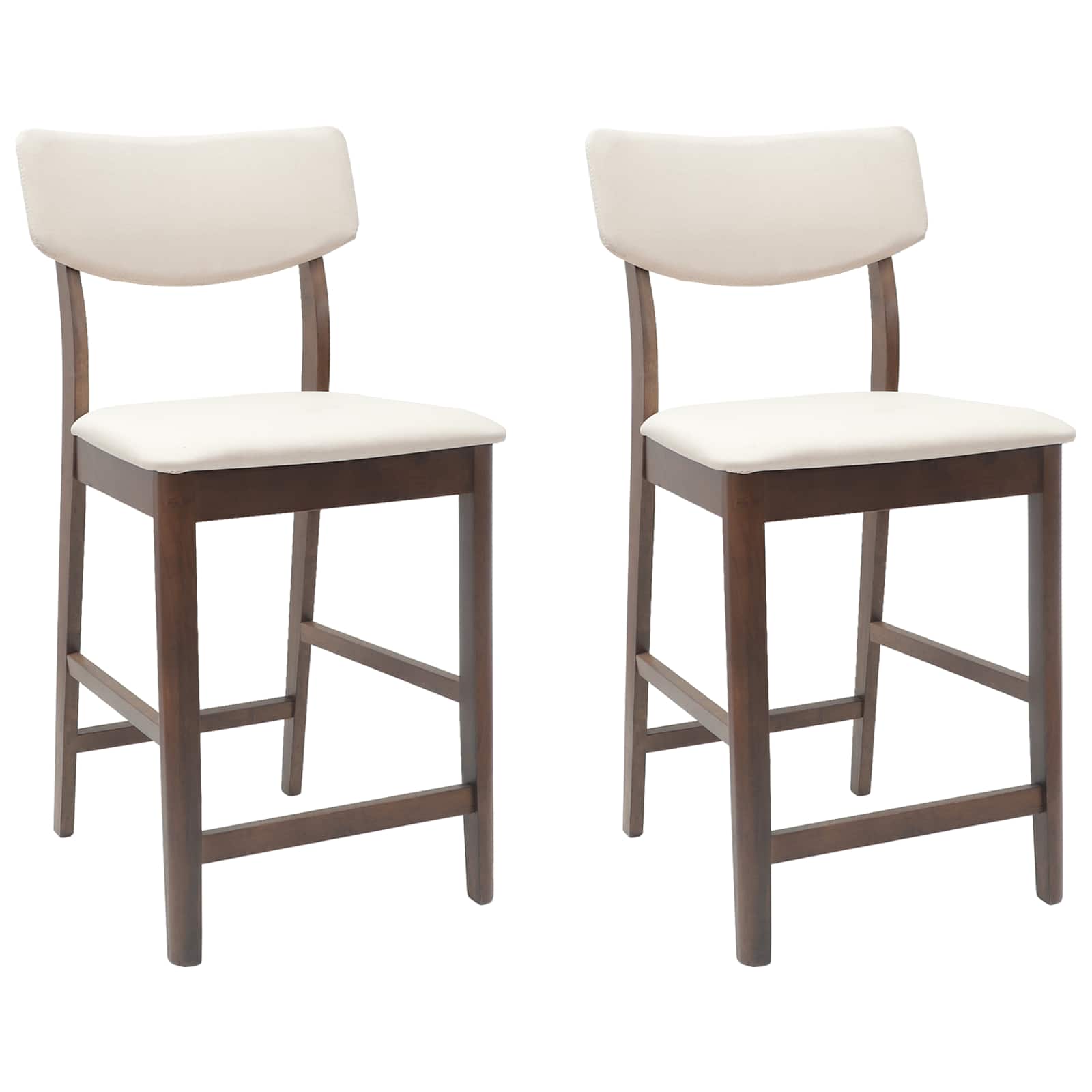 Sedie da pranzo 2 pcs Marrone Chiaro 48 x 49 x 95 cm