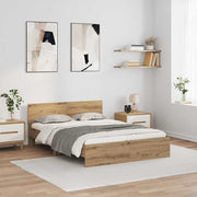 Struttura del letto Rovere artigianale 120 x 200 cm 3403584