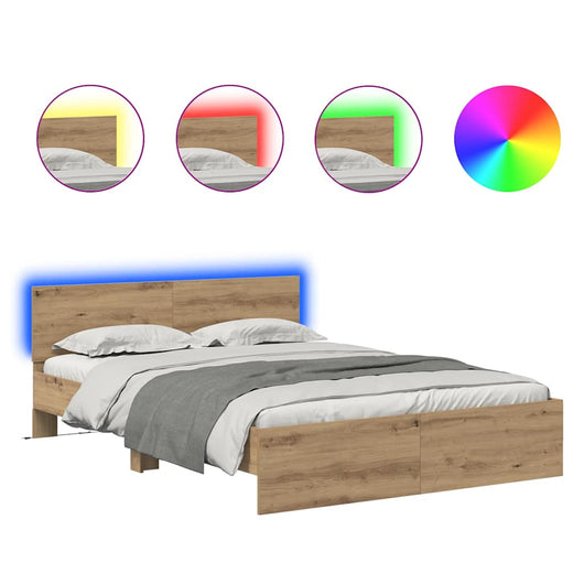 Struttura del letto Rovere artigianale 120 x 200 cm 3403584