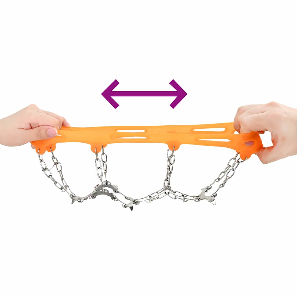 Artigli di ghiaccio per scarpe Arancione S 42021441