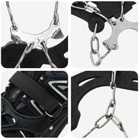 Artigli di ghiaccio per scarpe Nero S 42021442