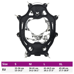 Artigli di ghiaccio per scarpe Nero S 42021442