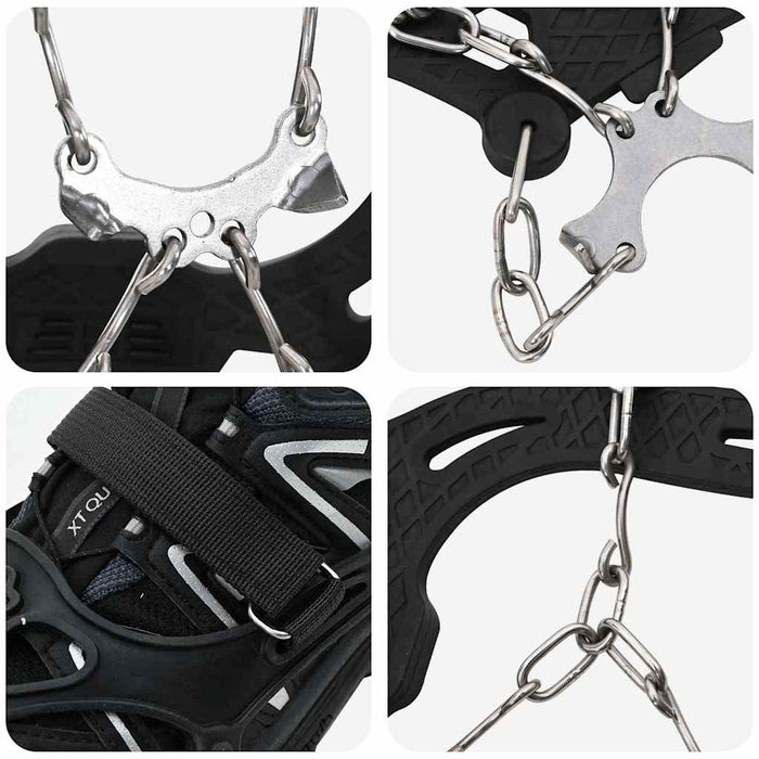 Artigli di ghiaccio per scarpe Nero L 42021446