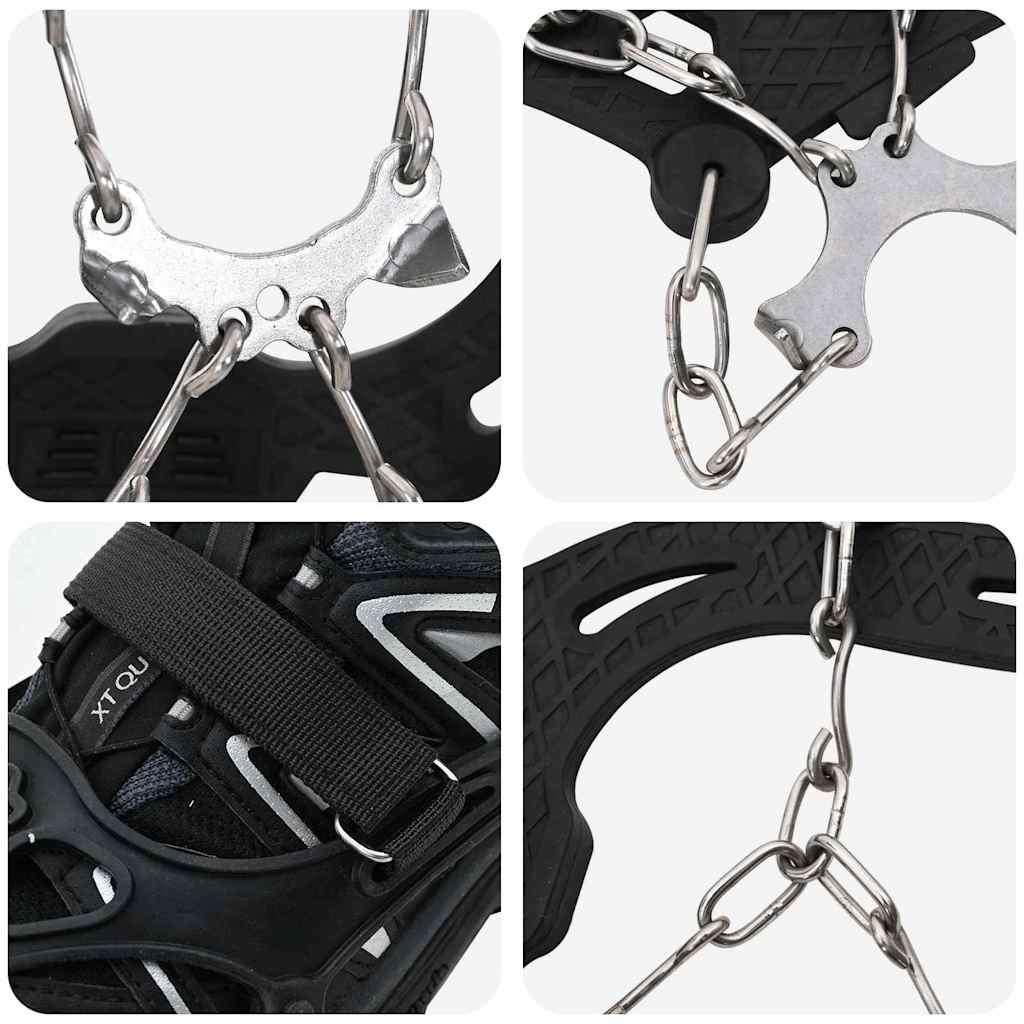 Artigli di ghiaccio per scarpe Nero XL 42021448