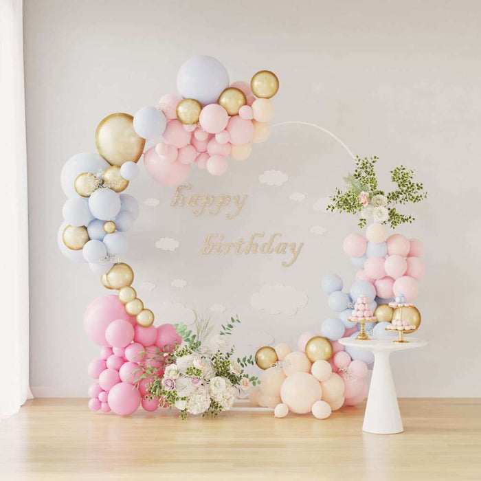 Arco Nuziale Bianco 195 x 35 x 211 cm Acciaio 42023033