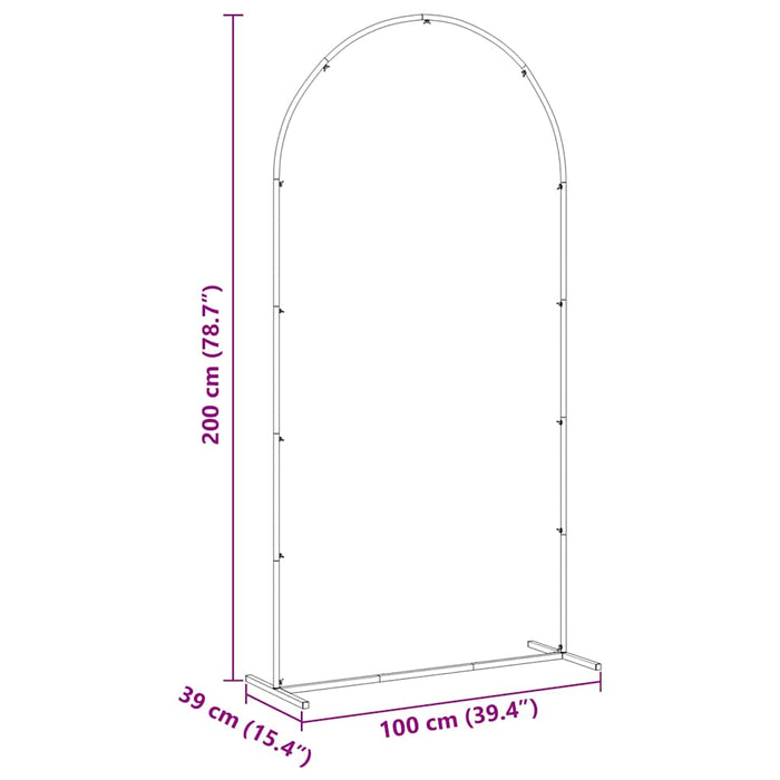 Arco Nuziale Oro 100 x 39 x 200 cm Acciaio 42023036