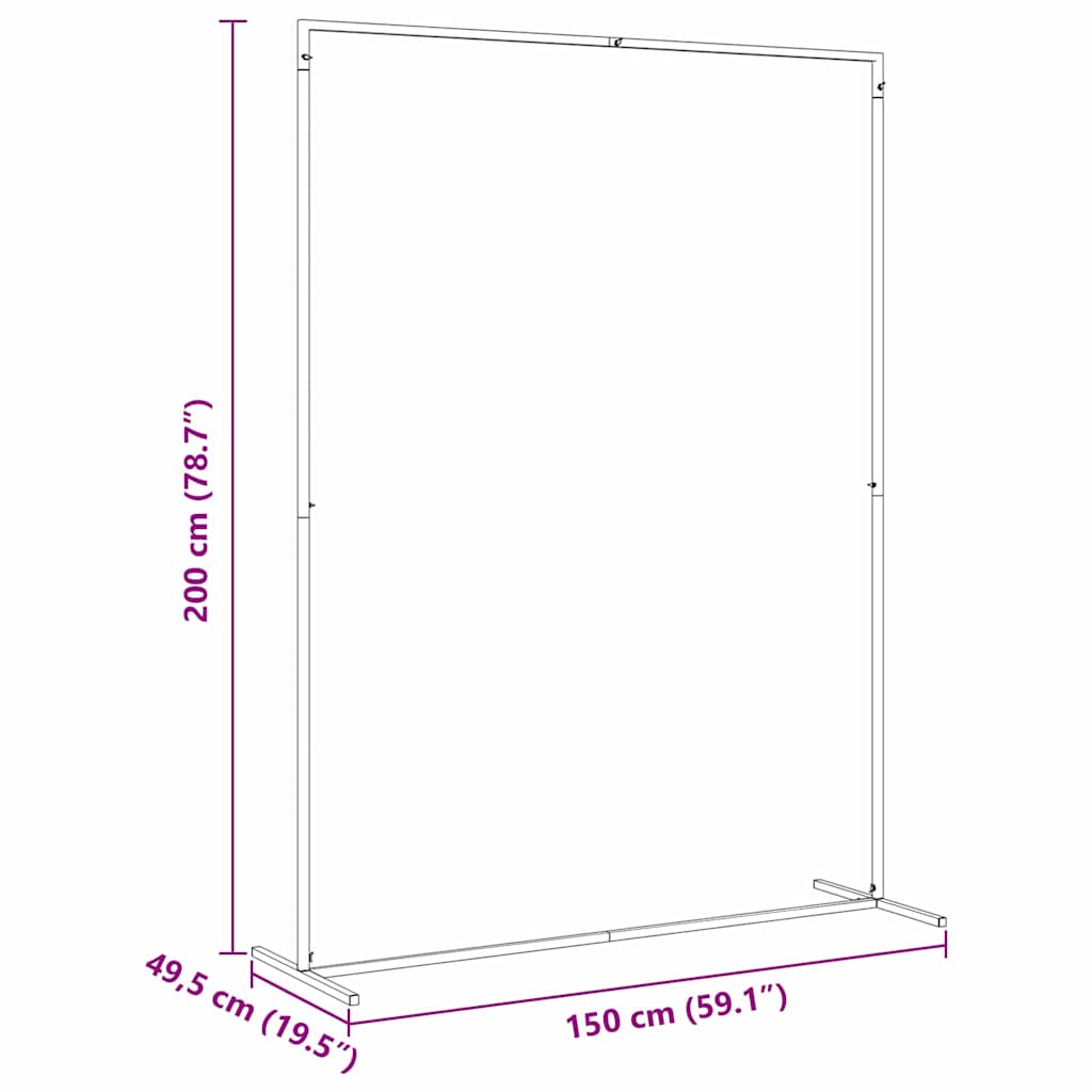 Arco Nuziale Bianco 150 x 45.9 x 200 cm Acciaio 42023039