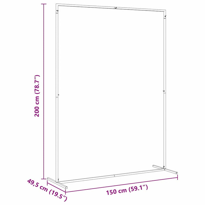 Arco Nuziale Bianco 150 x 45.9 x 200 cm Acciaio 42023039