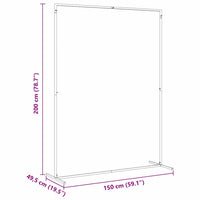 Arco Nuziale Oro 150 x 45.9 x 200 cm Acciaio 42023040