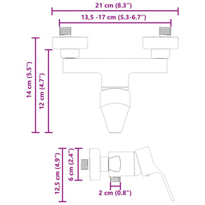 Miscelatore Doccia Cromo G 1 / 2 pollici Ottone 42023388
