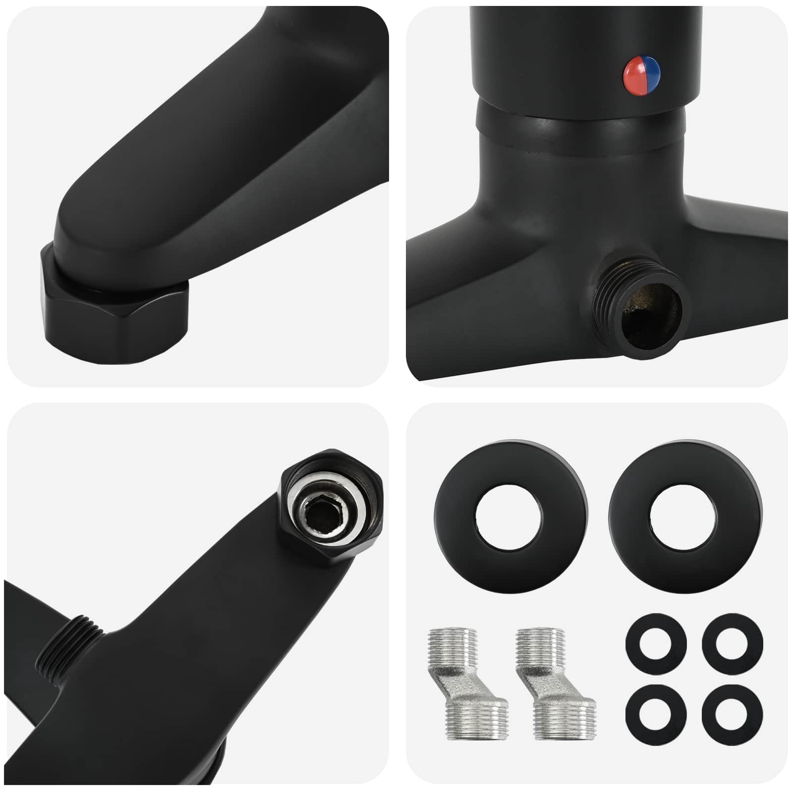 Miscelatore Doccia Nero G 1 / 2 pollici 42023391