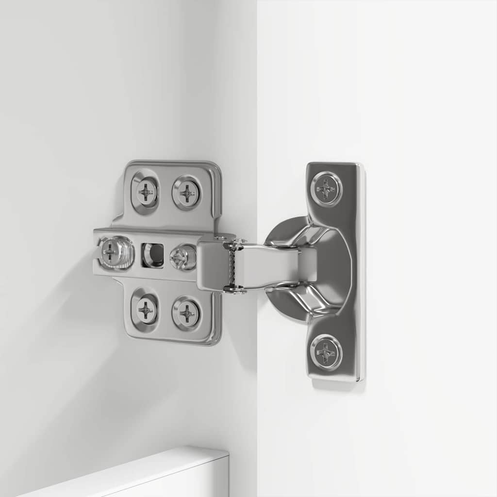 Set di mobili per il bagno 4 pcs Bianco Legno multistrato 3403840