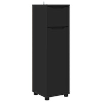 Set di mobili per il bagno 4 pcs Nero Legno multistrato 3403841