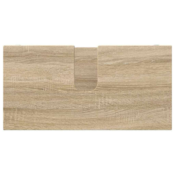 Set di mobili per il bagno con cassetto 4 pcs Rovere Sonoma 3403842