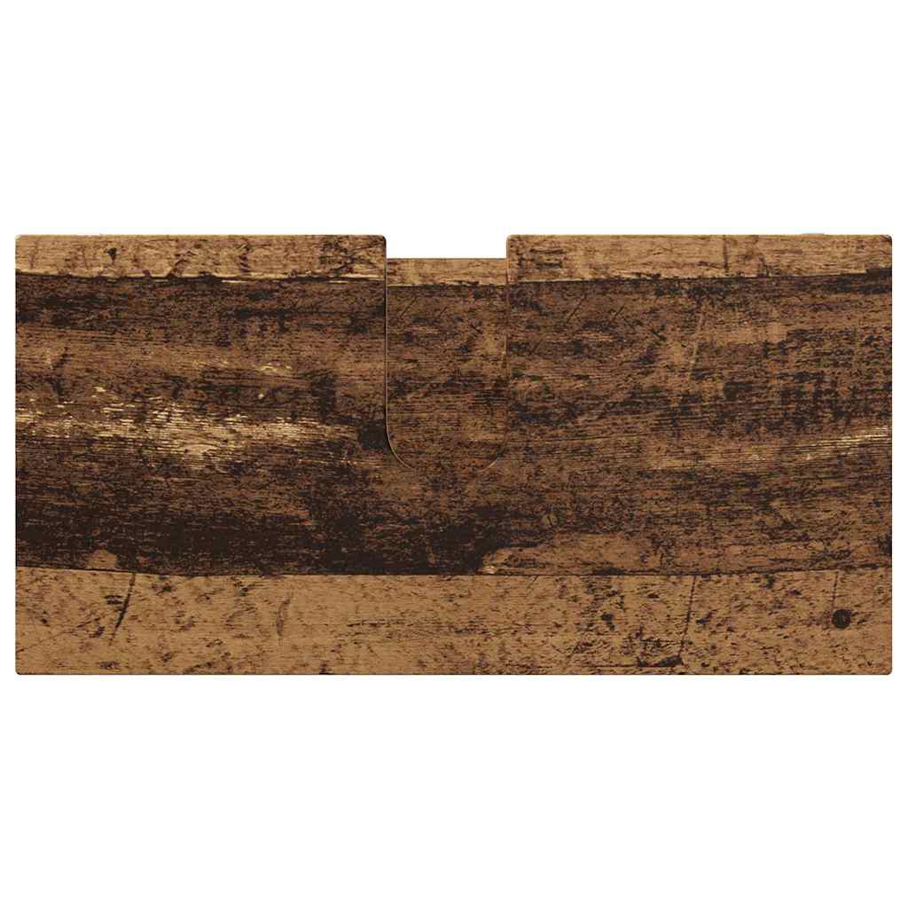 Set di mobili per il bagno con cassetto 4 pcs Legno vecchio 3403848