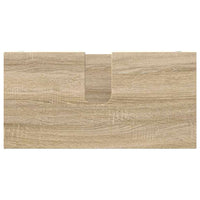 Set di mobili per il bagno con cassetto 3 pcs Rovere Sonoma 3403852