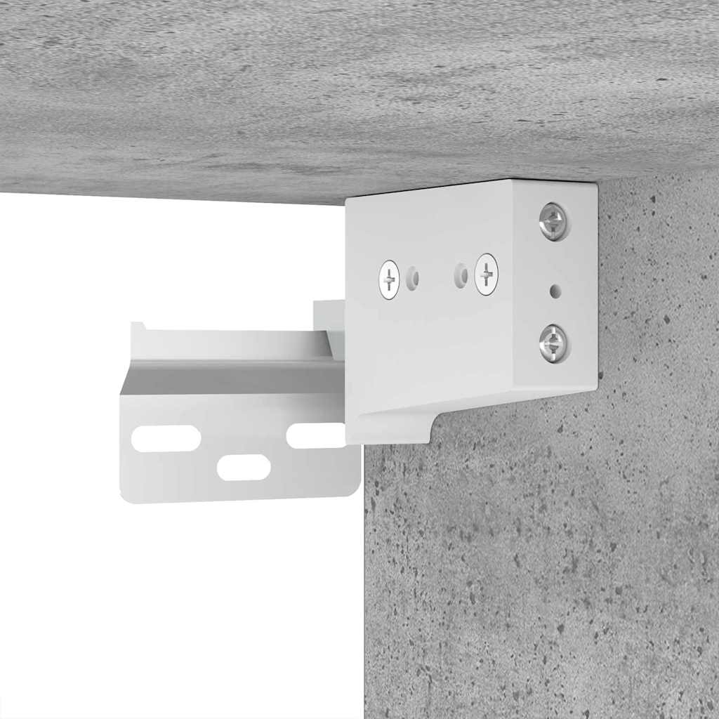 Set di mobili per il bagno con cassetto 3 pcs Grigio cemento 3403853