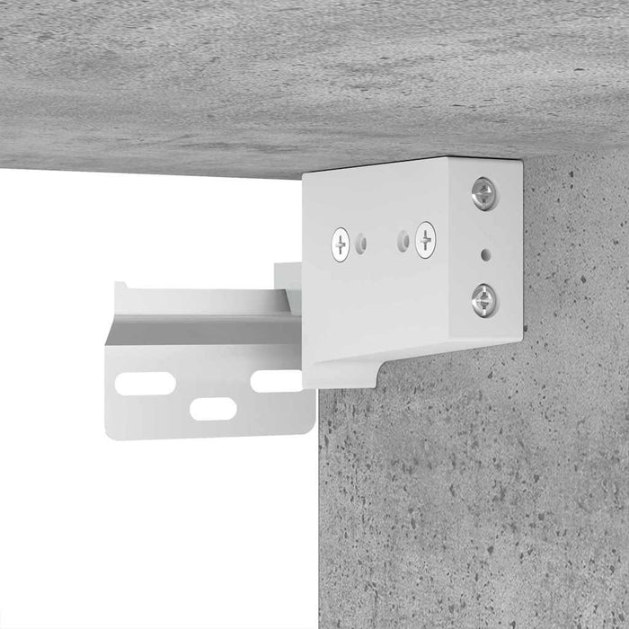 Set di mobili per il bagno con cassetto 3 pcs Grigio cemento 3403853