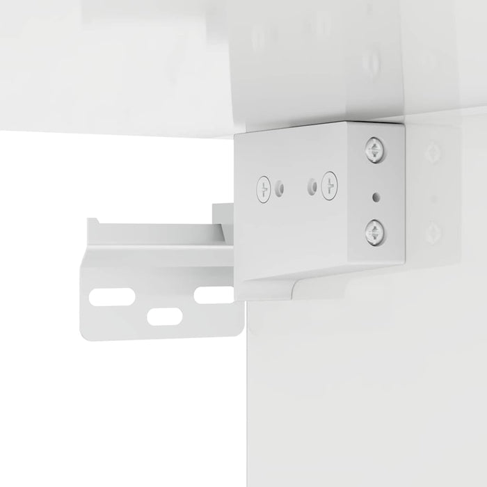 Set di mobili per il bagno con cassetto 3 pcs Bianco Lucido 3403854