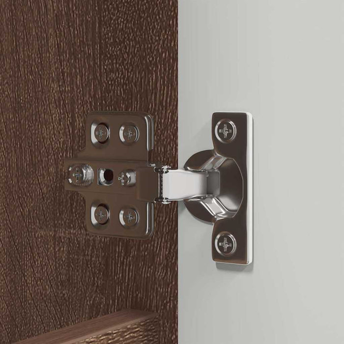 Set di mobili per il bagno con cassetto 3 pcs Rovere Marrone 3403857